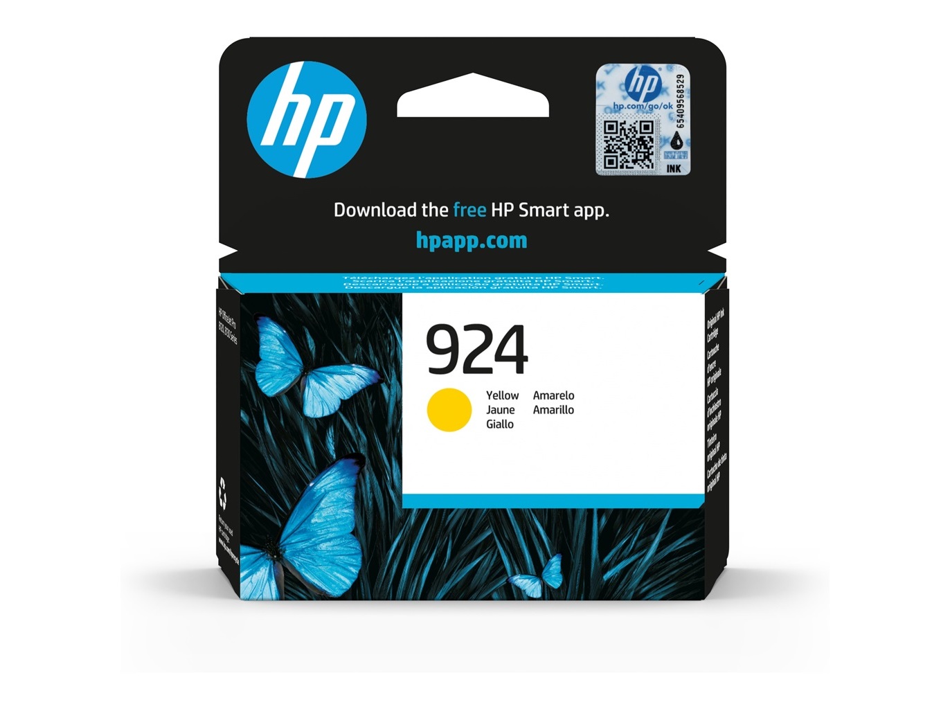 TINTEIRO ORIGINAL HP 924 YELLOW 4K0U5NE#SE1