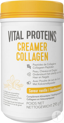 Vital Proteins Crème À Café Au Collagène Vanille Poudre 295g