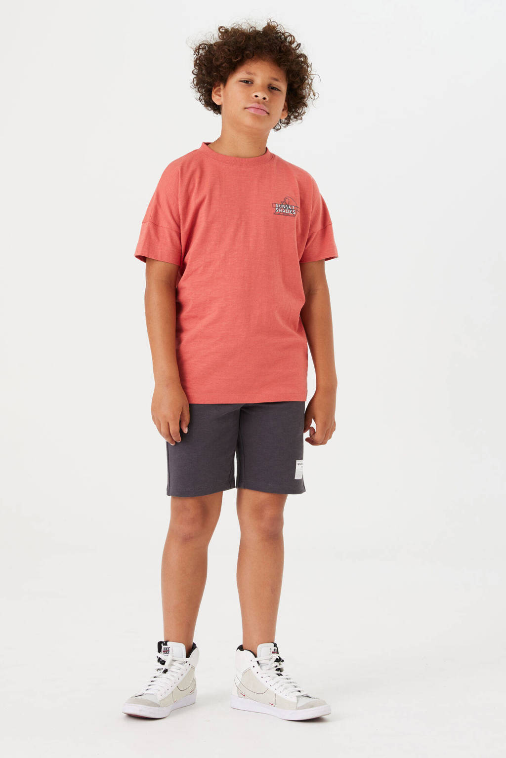 Garcia sweatshort donkergrijs