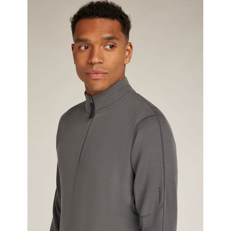 Merino 260 Waffle Knit Wander LS Half Zip - Maillot thermique laine mérinos homme