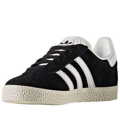adidas Originals Sko - Gazelle - Sort/Hvid m. Snøre