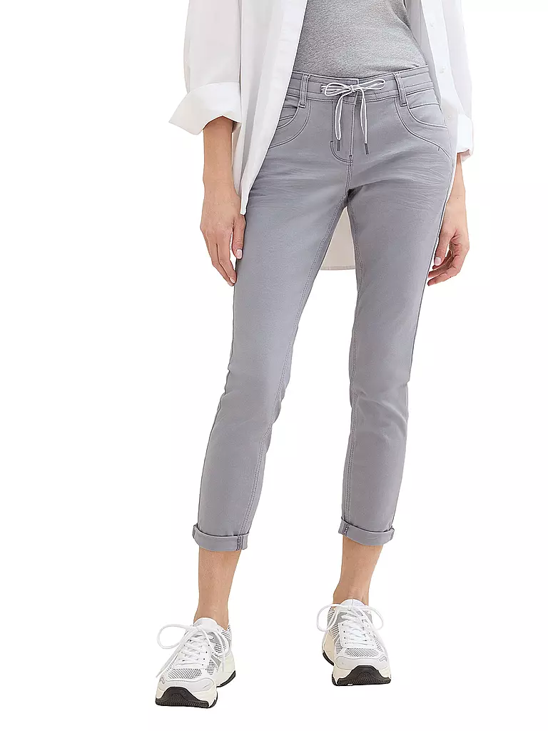TOM TAILOR Hose Tapered Fit 7/8 grau
