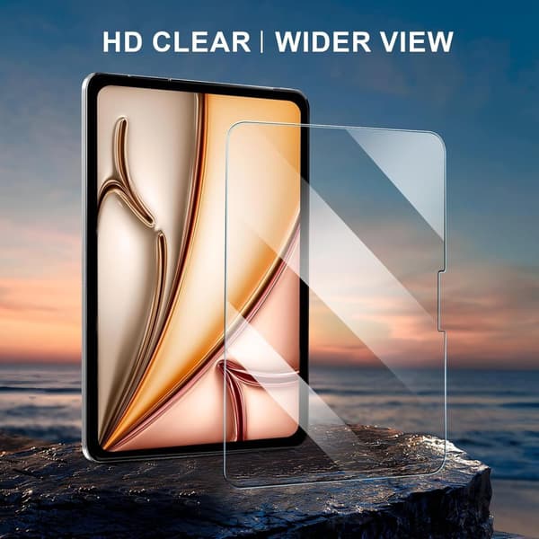 INF iPad 11 (A16) 2025 Skjermbeskytter i herdet glass, 2-pakning
