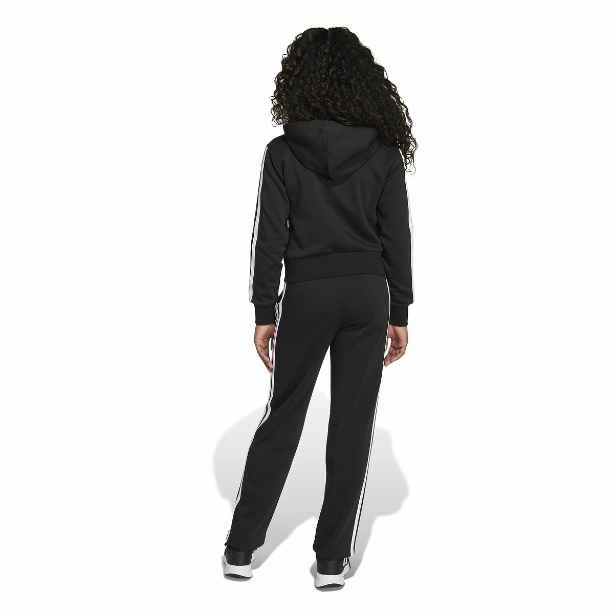 ADIDAS ROUPAS ESPORTIVAS<br>Conjunto de treino infantil em fleece escovado