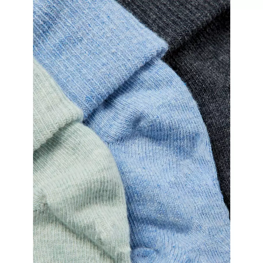 name it Socken 3er Pack Grey Pinstripe