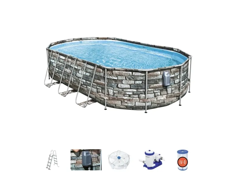 Bestway Power Steel Comfort Jet 610 x 366 x 122 cm