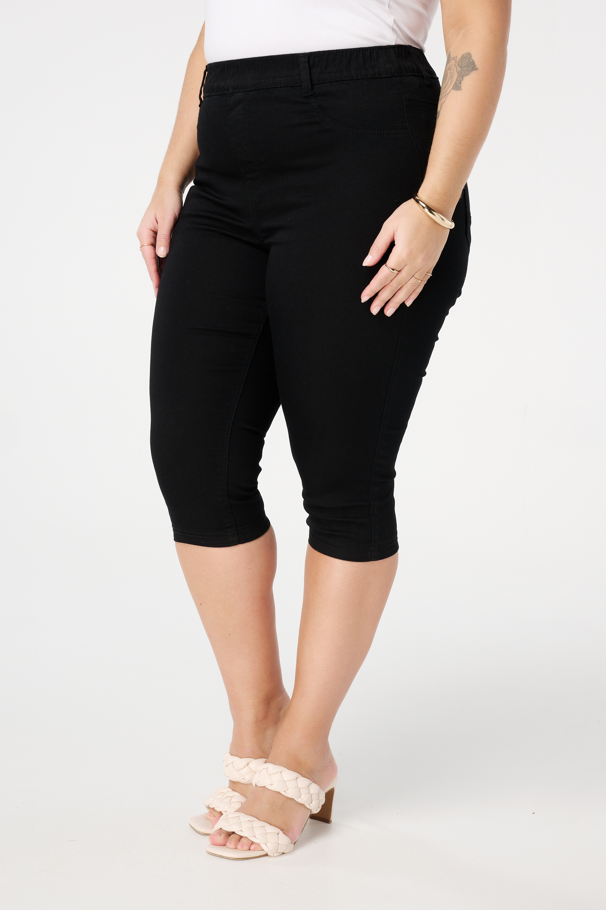 Capri tregging Zwart