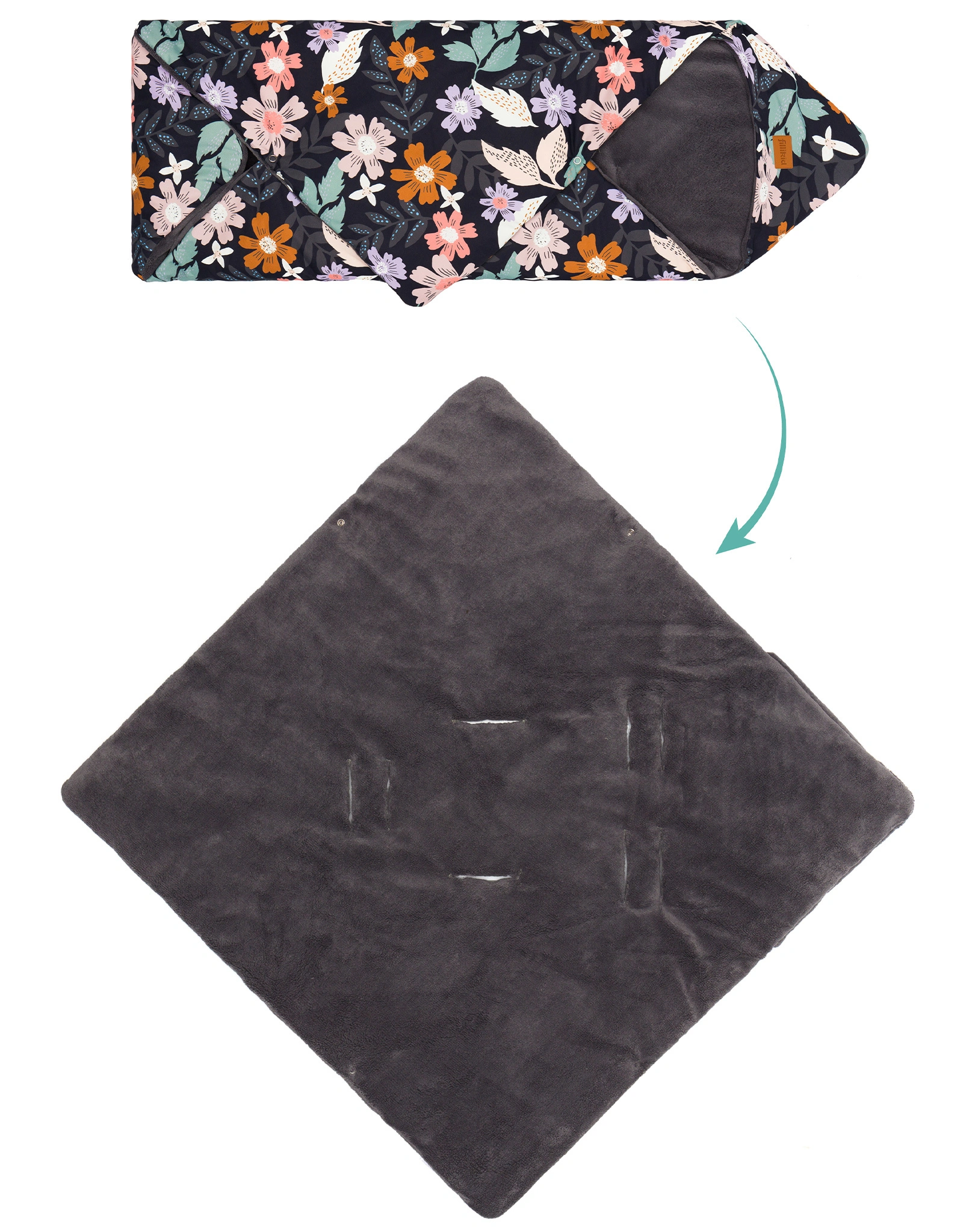 Winterfußsack TANAGA Blumen