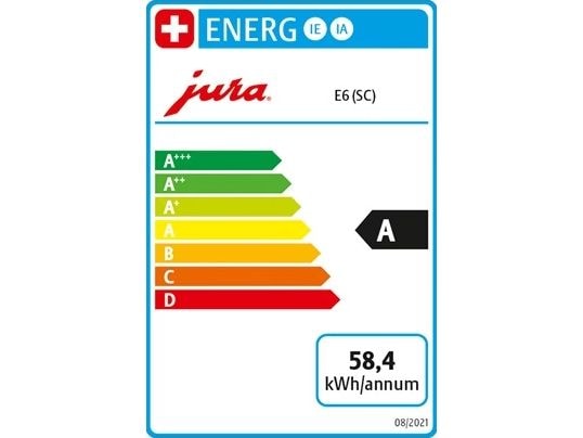 JURA Kaffeevollautomat E6 Platin (SC) Zweitassen-Vollautomat für elf verschiedene Kaffee- und Milchgetränke