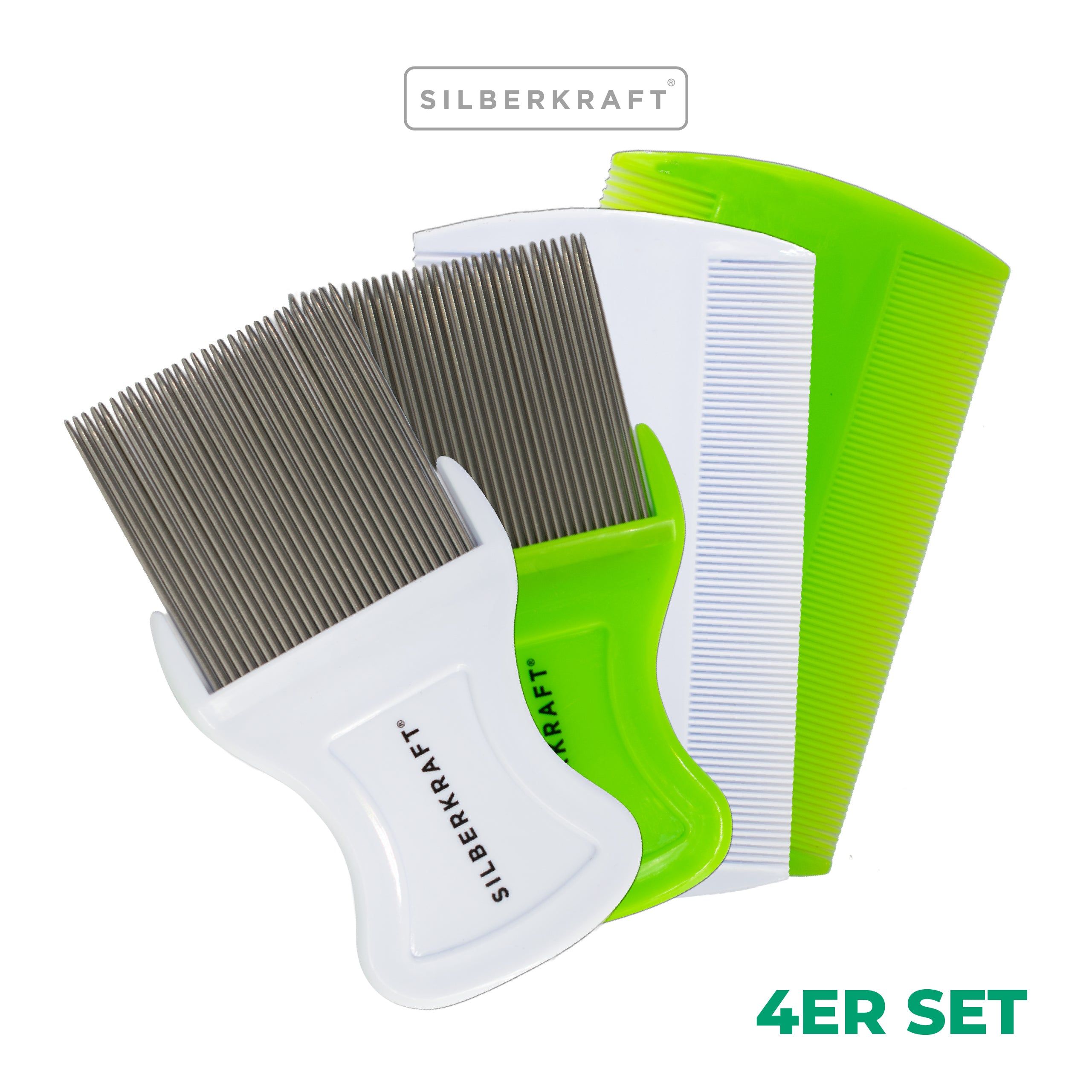 SILBERKRAFT Läusekamm Set