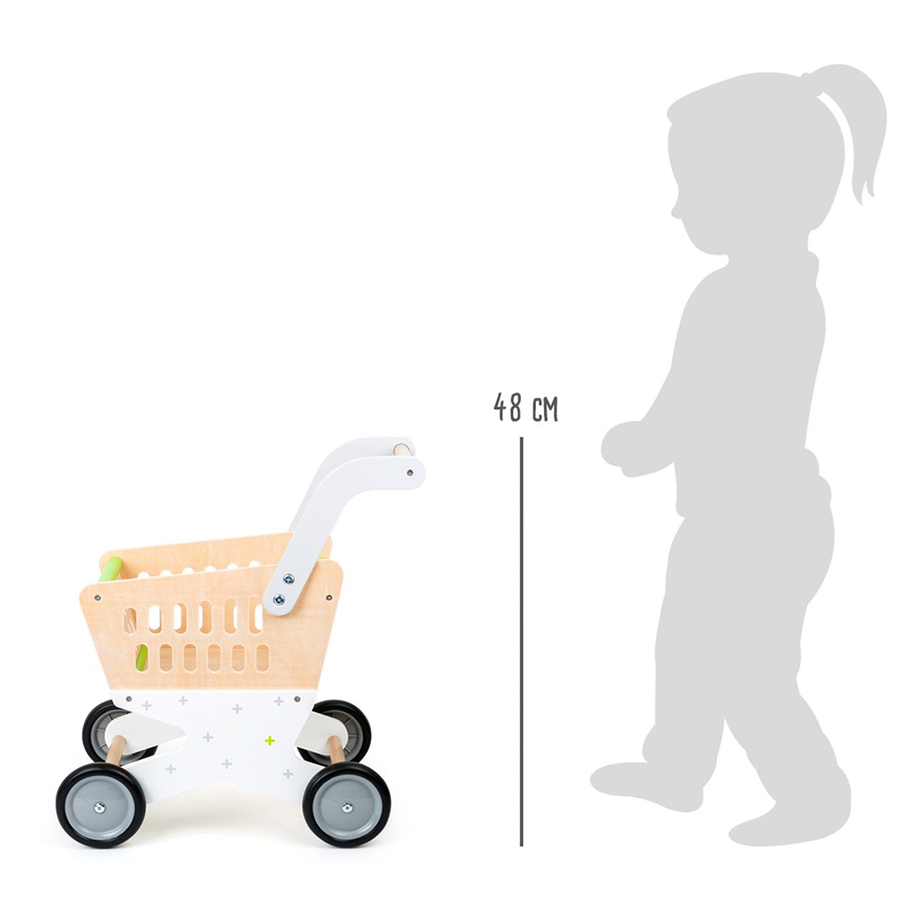 Smallfoot Einkaufswagen Trend 11161 Spiel-Einkaufswagen