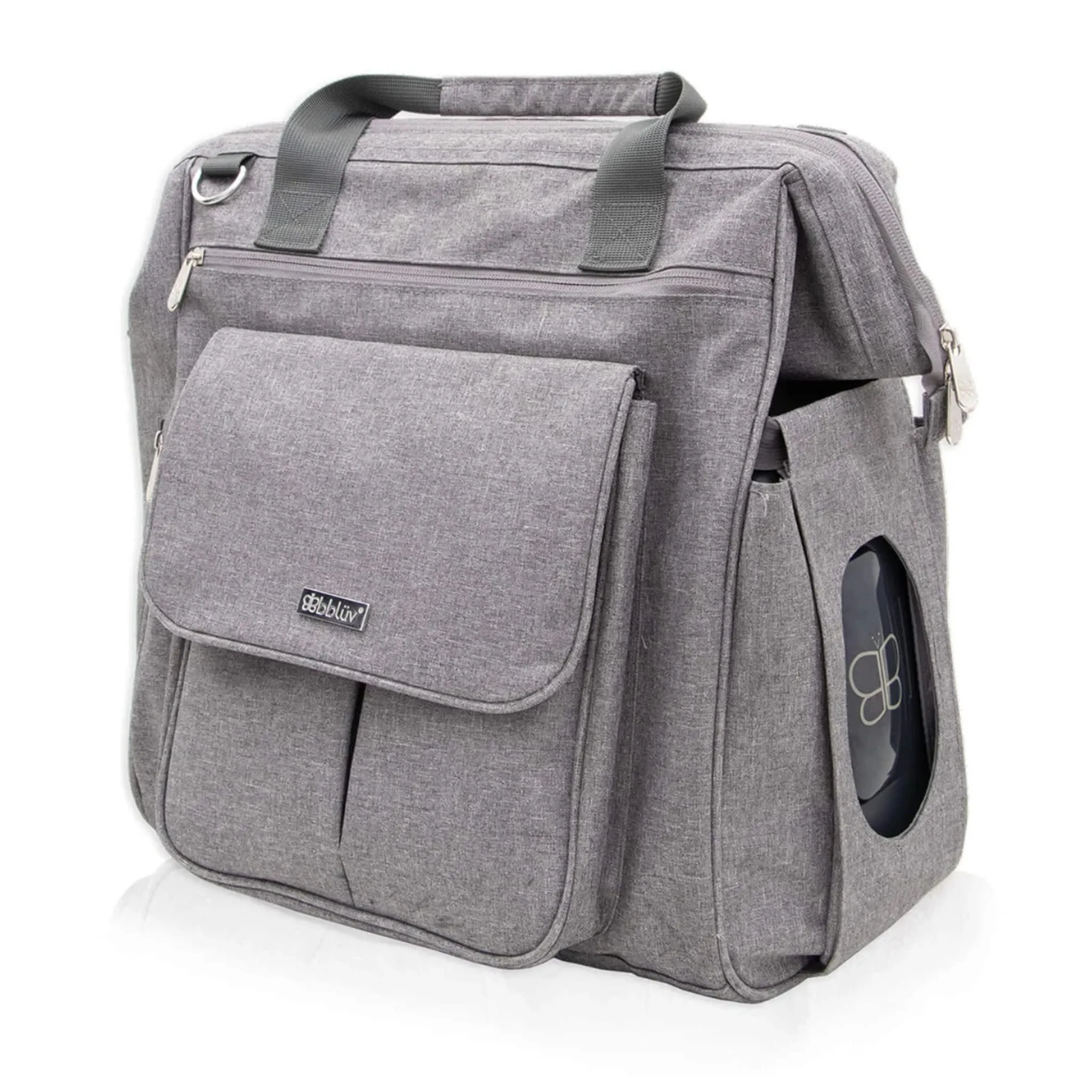 Bblüv Sac à Couches à Dos Metrö - Gris