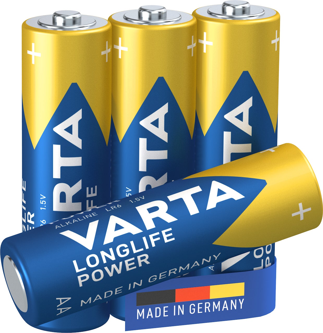 Varta AA batterij Longlife Power4 stuks
