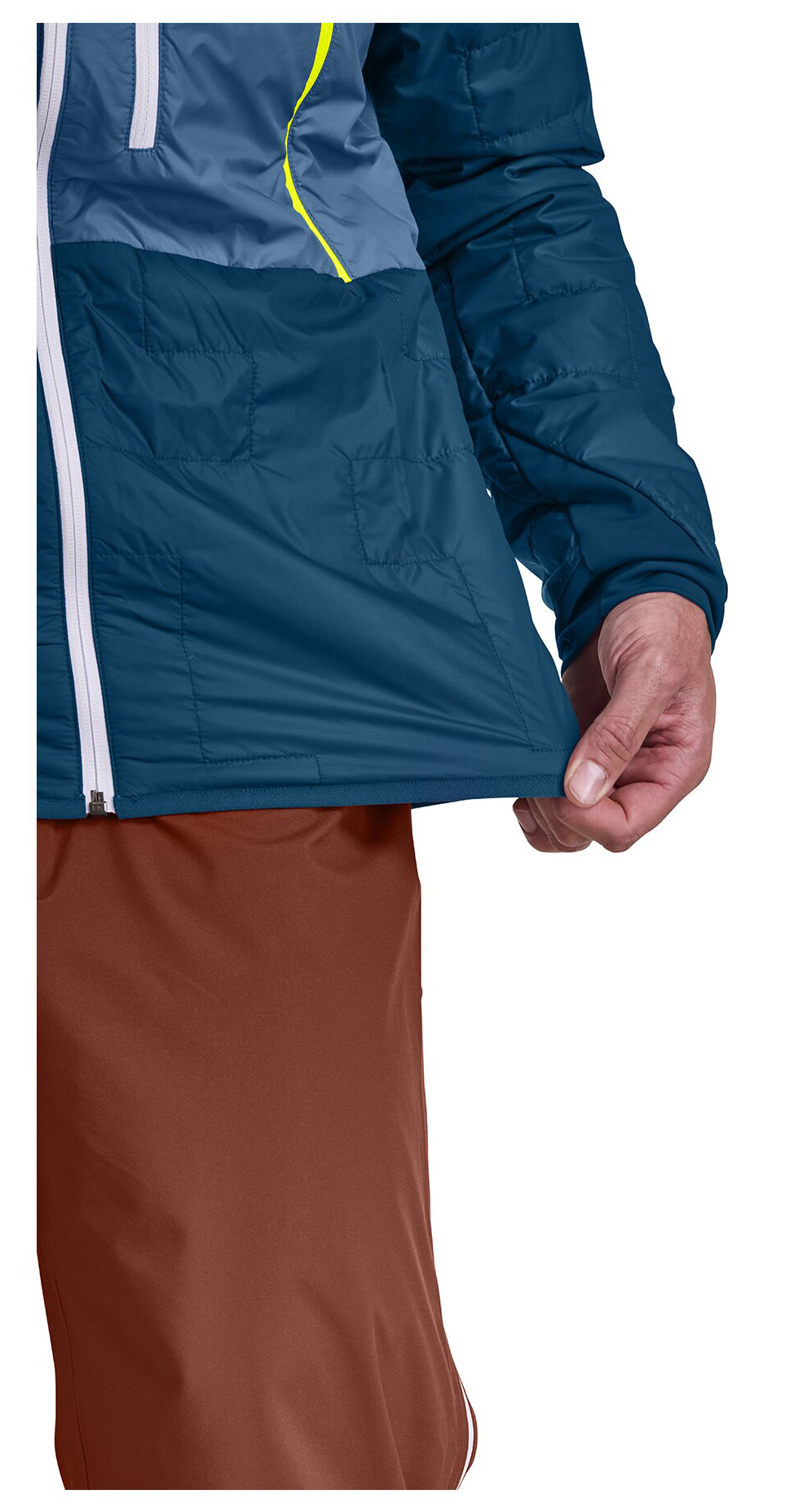 Swisswool Piz Boè Jacket Herre Petrol Blue