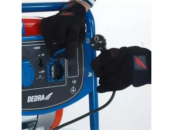 DEDRA DEGB2510, 2000 W, 230 V, 15 L, Benzin, Vejledning, 50 Hz
