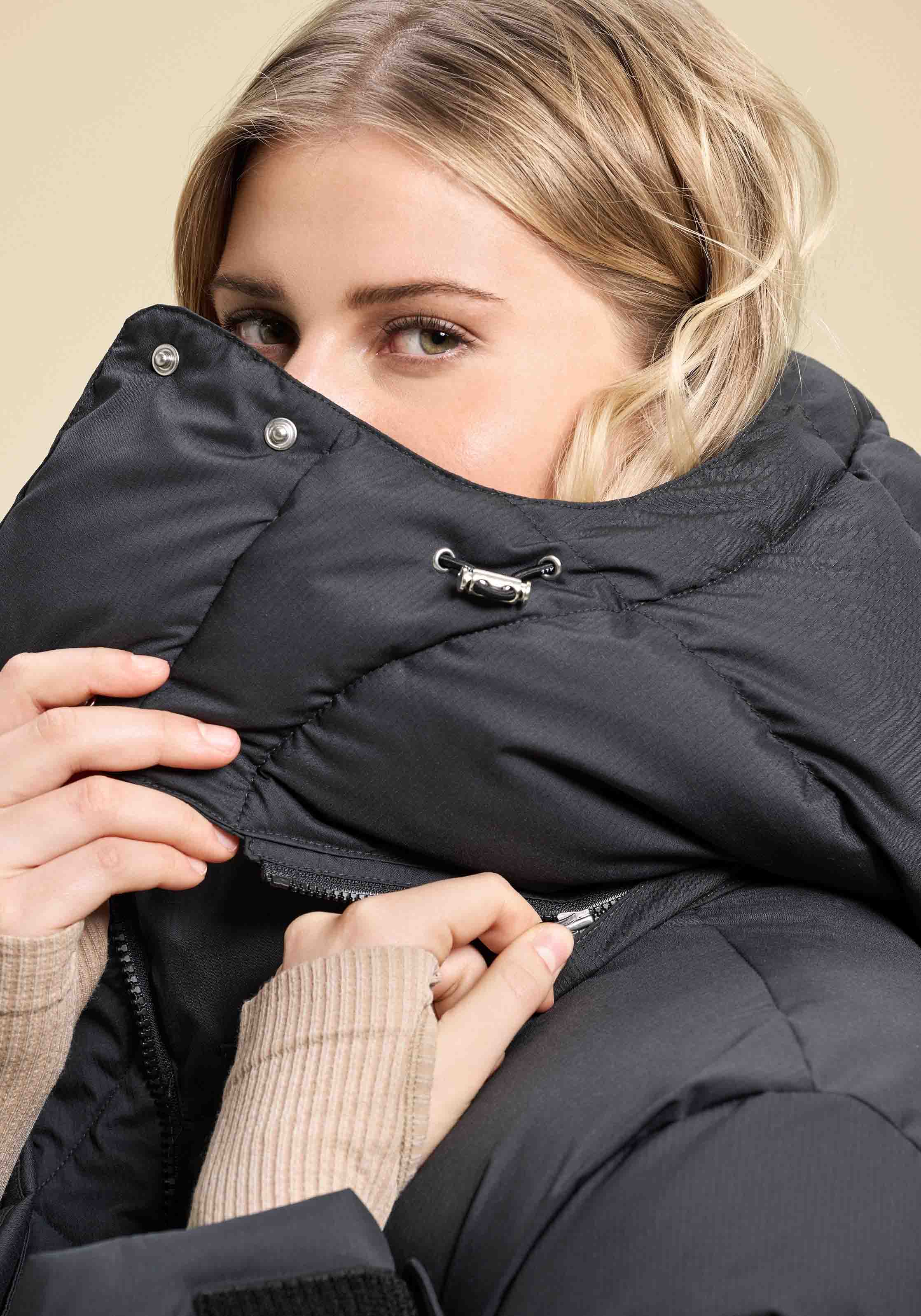 Wear Forever Puffer Coat Black