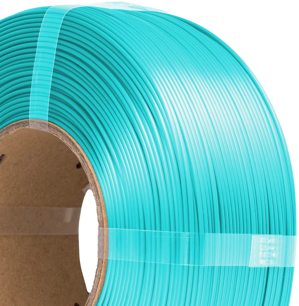 AzureFilm  PLA Silk Refill Tropical Teal, 1,75 mm / 1000 g    Hochwertiges Filament mit Silk-Effekt in Tropical Teal, ohne Spule