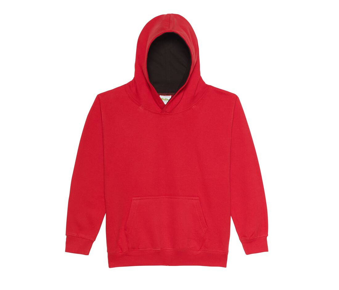 AWDIS JH03J - Sweat enfant capuche contrastée