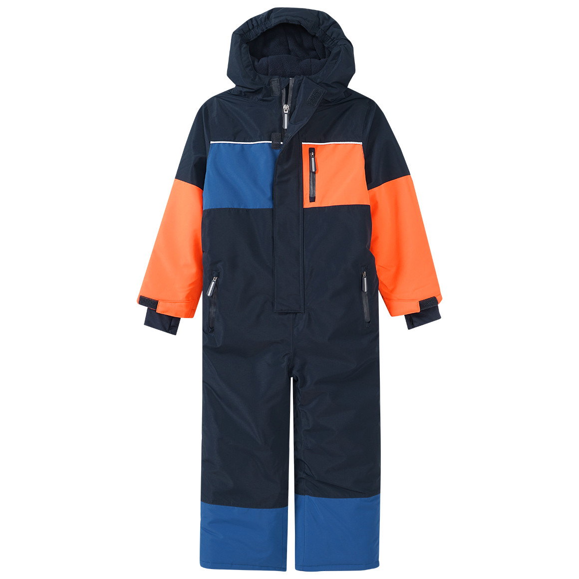 Topolino Jungen Schneeoverall mit Farbteilern dunkelblau