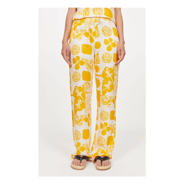 Rodebjer Pantalon Ample Lunara | Jaune