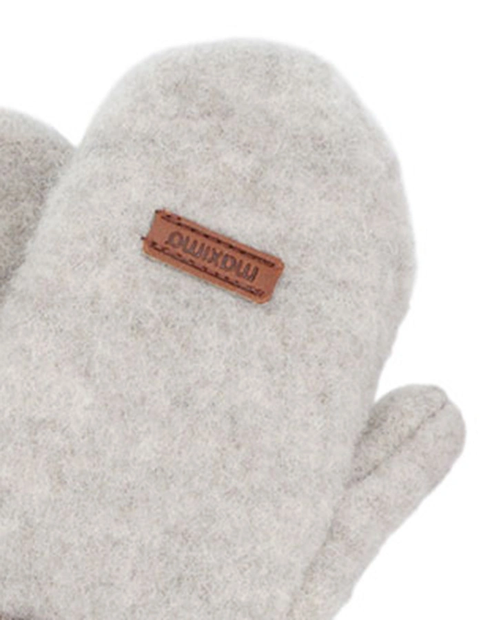 Wollfleece-Fäustlinge MINI SNUGGLE in düne