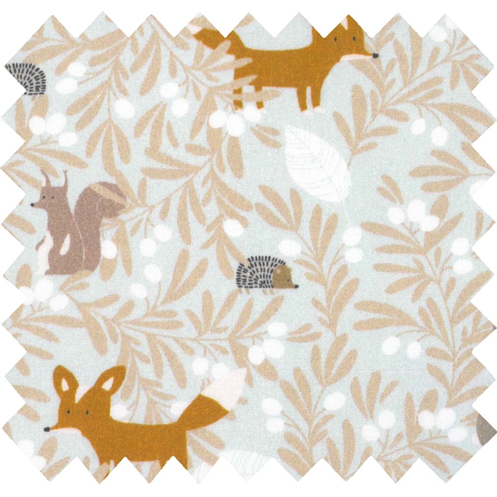 Tissu Coton Au Mètre Amis Des Bois