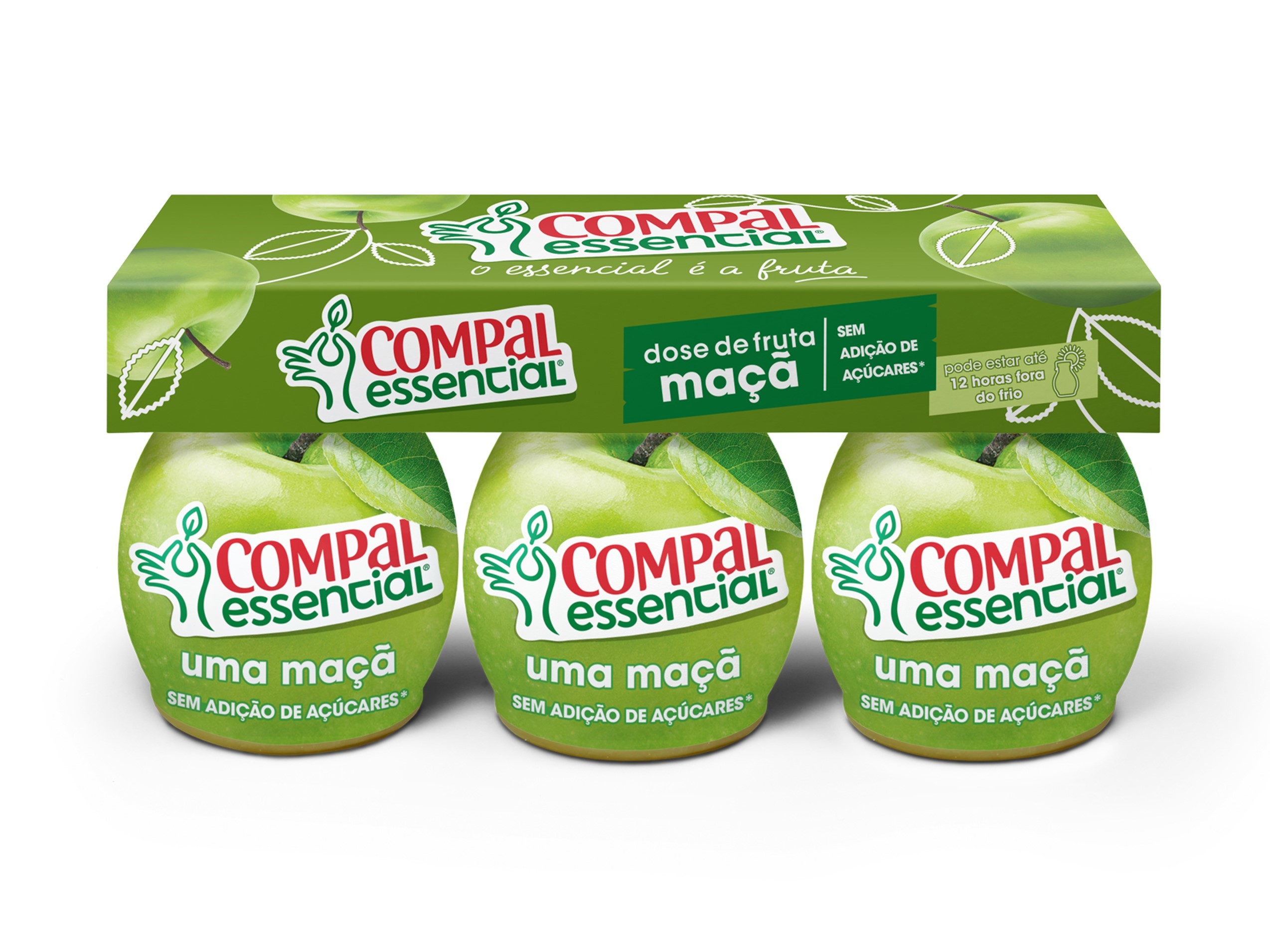 FRUTA COMPAL ESSENCIAL MAÇÃS 3X110ML