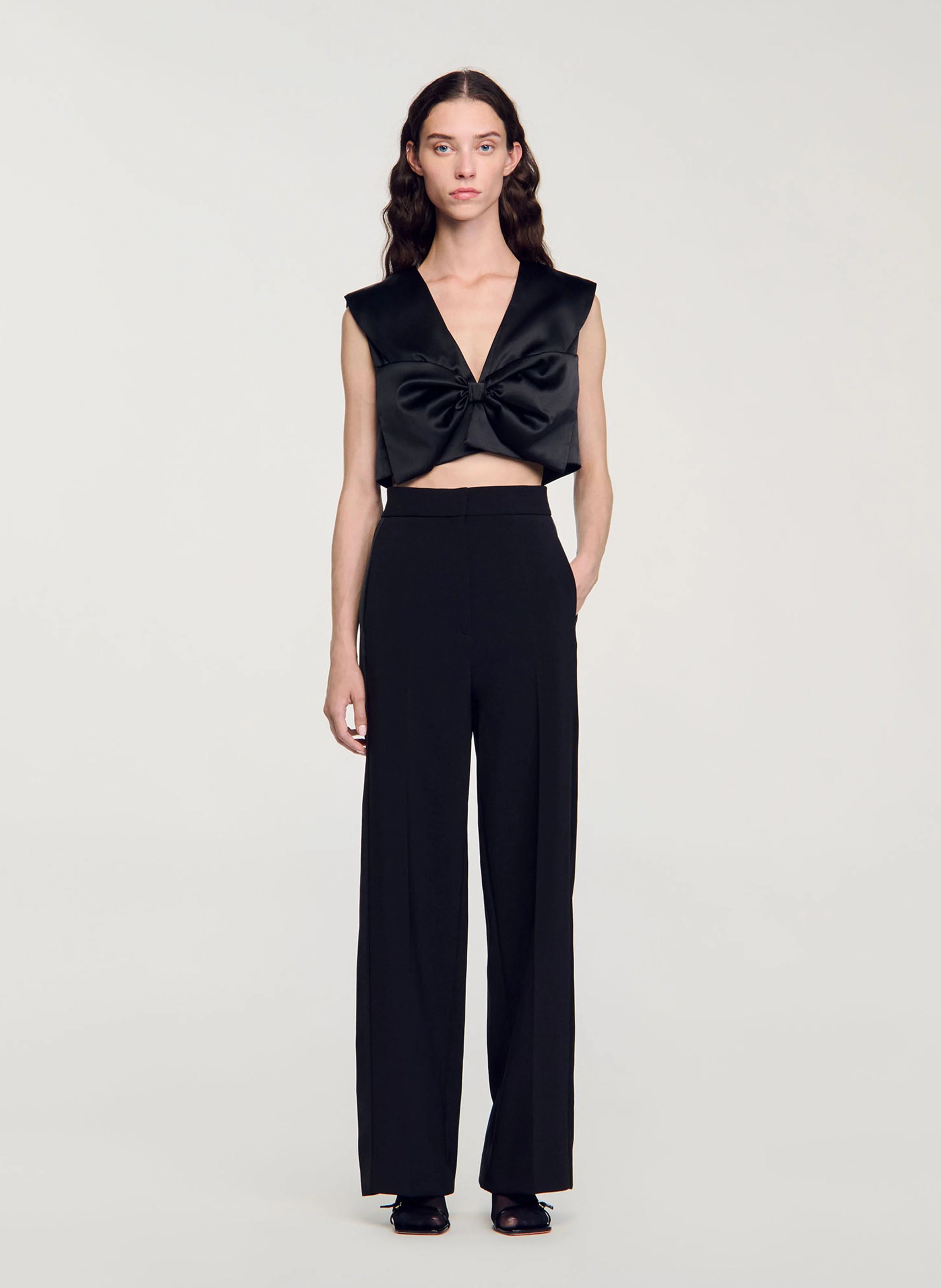 Pantalon à pinces | Noir