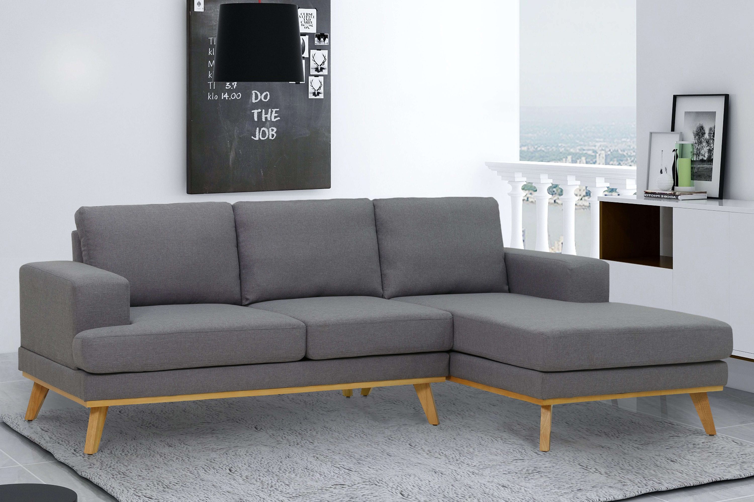 Ecksofa ELLA grau
