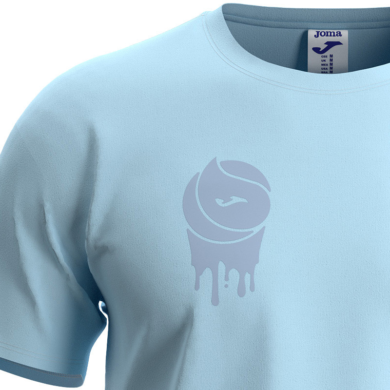 Tee-shirt de tennis Joma Graphic Challenge bleu ciel