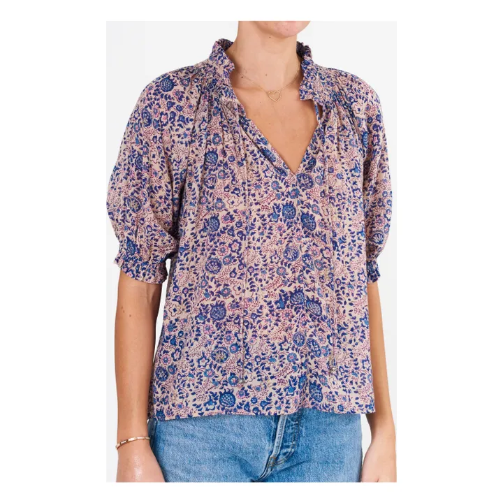 M.A.B.E. Blouse Manches Bouffantes Cass | Rose poudré