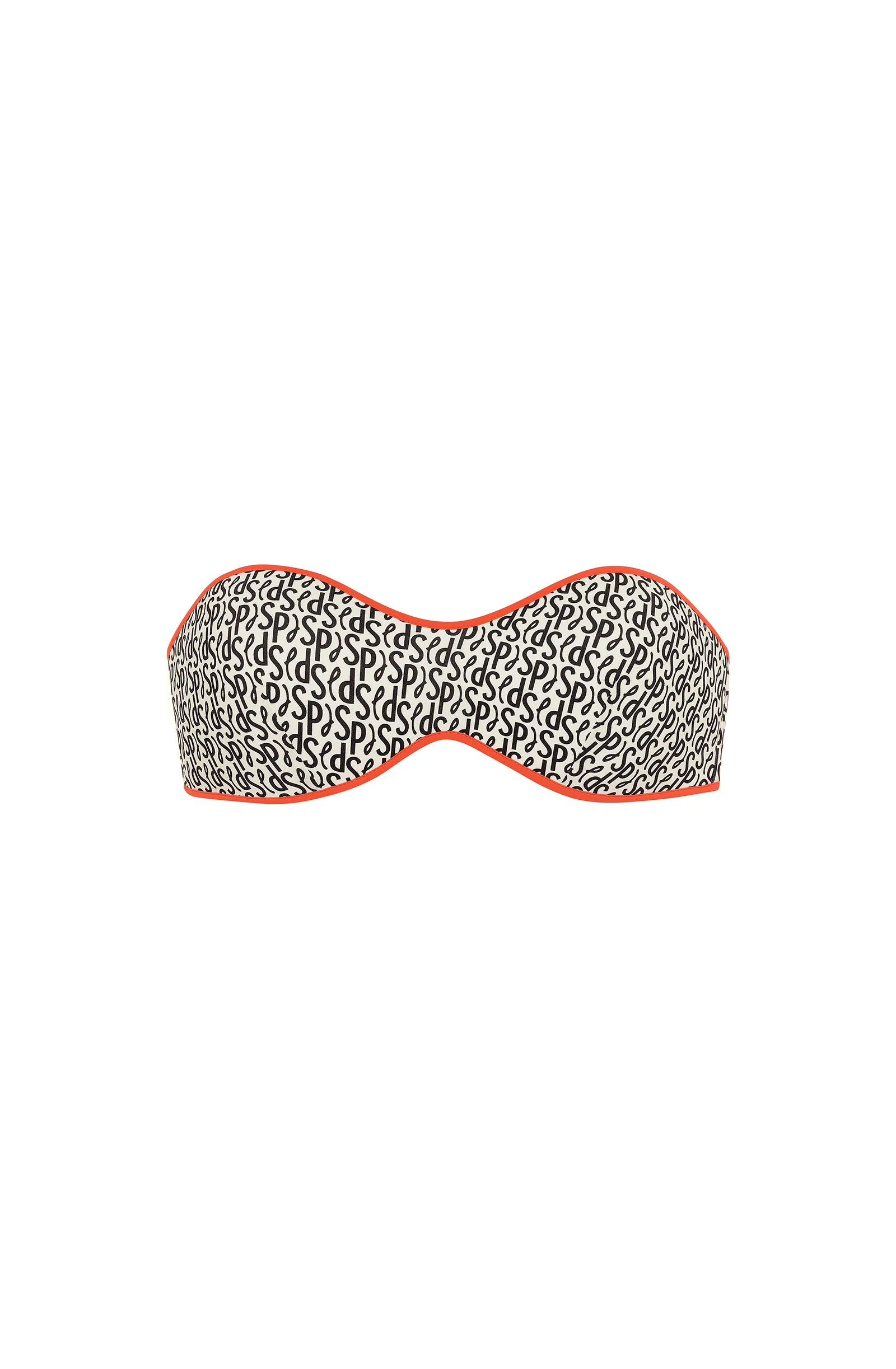 kilauea Haut de maillot de bain bandeau monocoque imprimé SIGNATURE Signature
