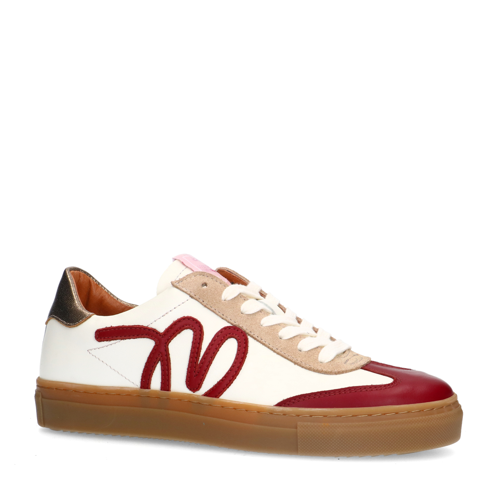 Roze leren Pink Ribbon sneakers