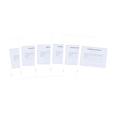 ELVE - Reliure Livre-journal 4 anneaux avec recharge