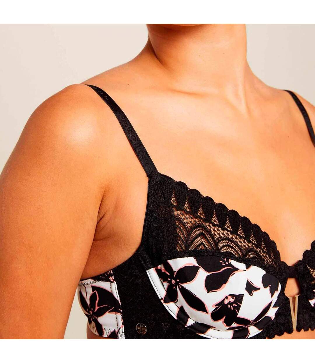 Soutien-gorge corbeille noir Camille