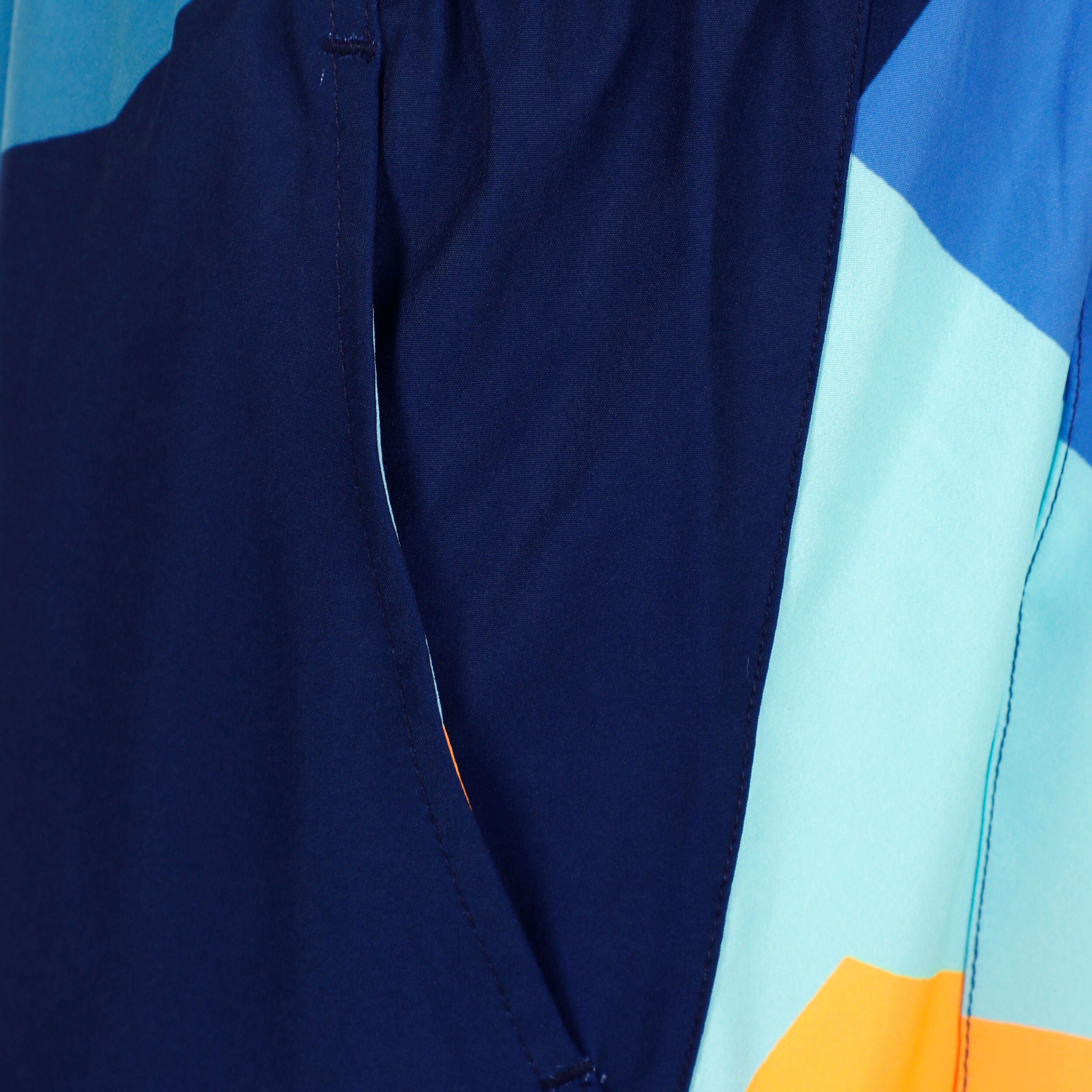 BIDI BADU Twiggy Shorts Hommes - Bleu Foncé , Multicouleur