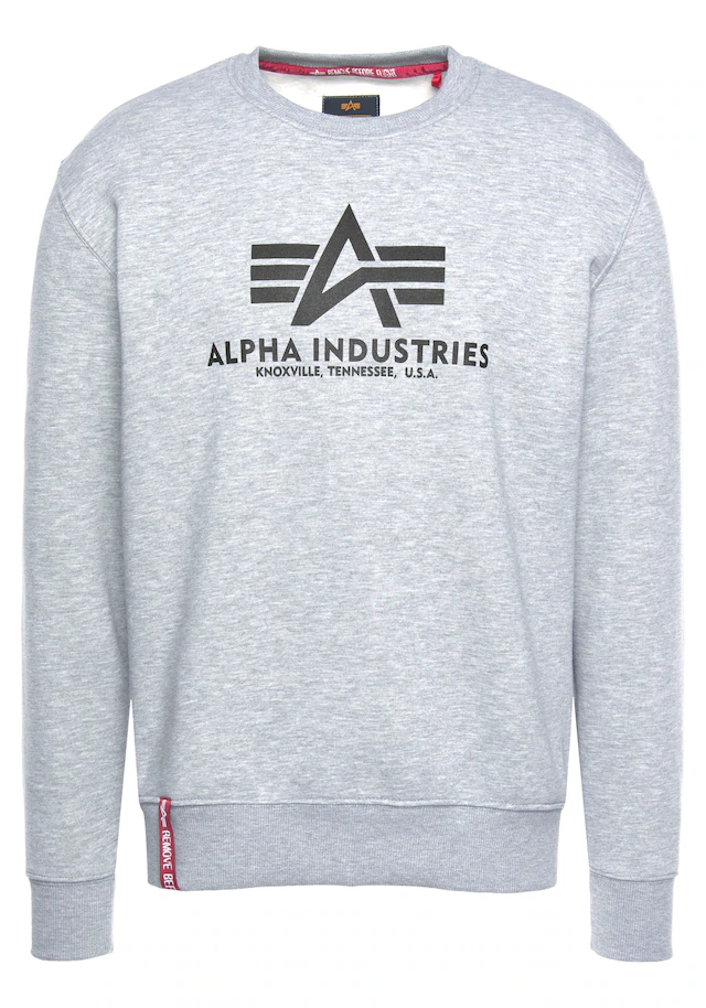 Alpha Industries Sweatshirt »Basic Sweater«, Baumwollmischung, regular fit