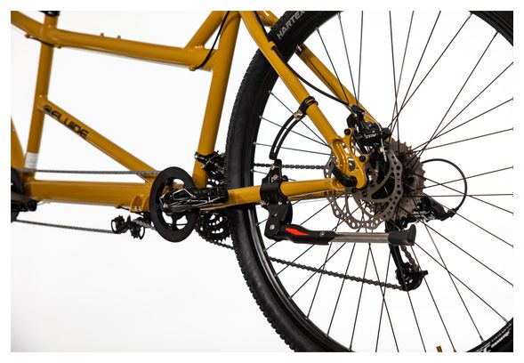 VTT Tandem Semi-Rigide Fluide MicroShift Mezzo 3x10V 29'' Jaune Sable