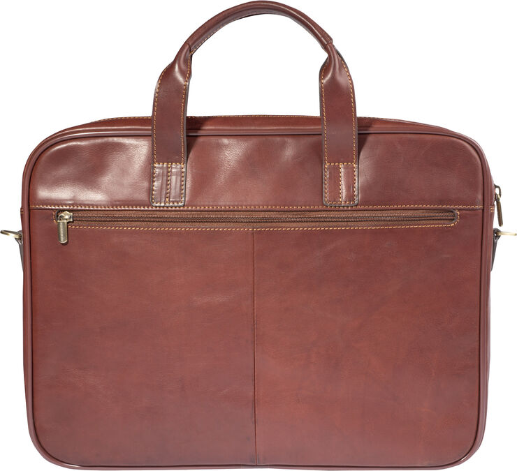 Tony Perotti 1 Compartment Laptop Bag Brun