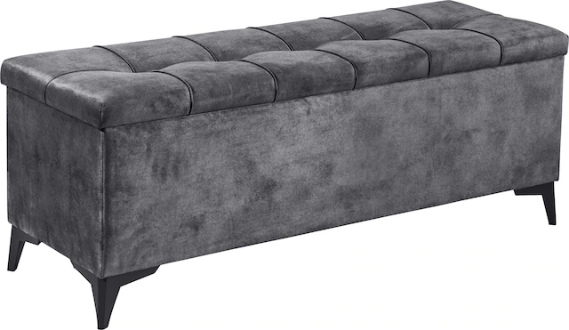 ED EXCITING DESIGN Truhenbank »Oregon« Breite 140cm, Bettbank mit Stauraum