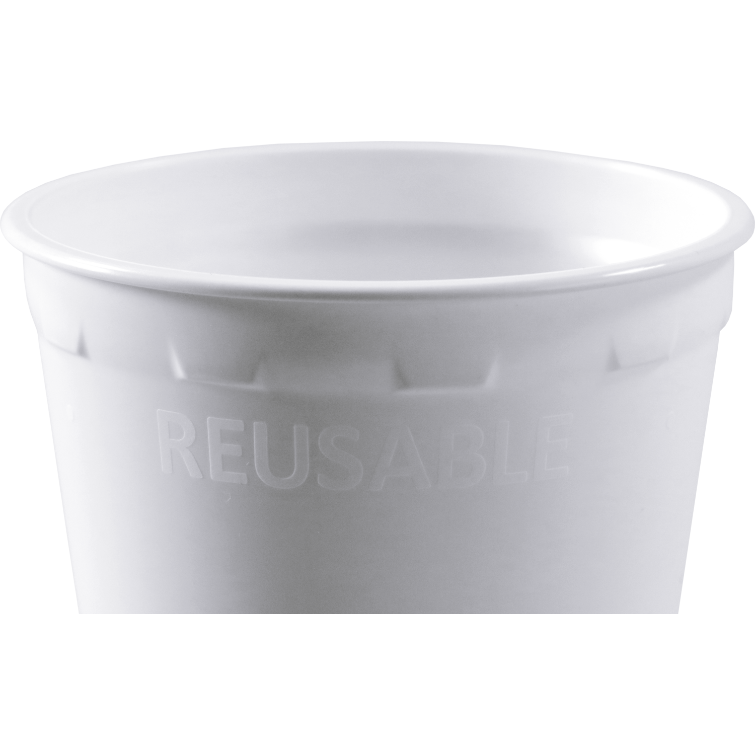 Depa, Beker, PP, reusable, automaatgeschikt, 180ml, 7.5oz, 96mm, wit