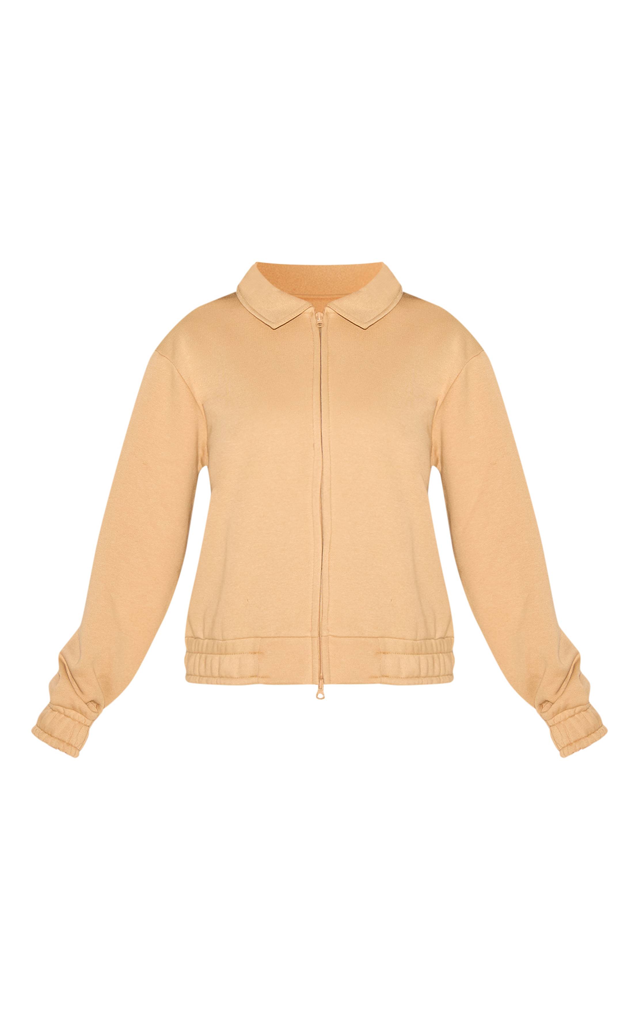 Gris Pierre Sweat-shirt À Col Zippé