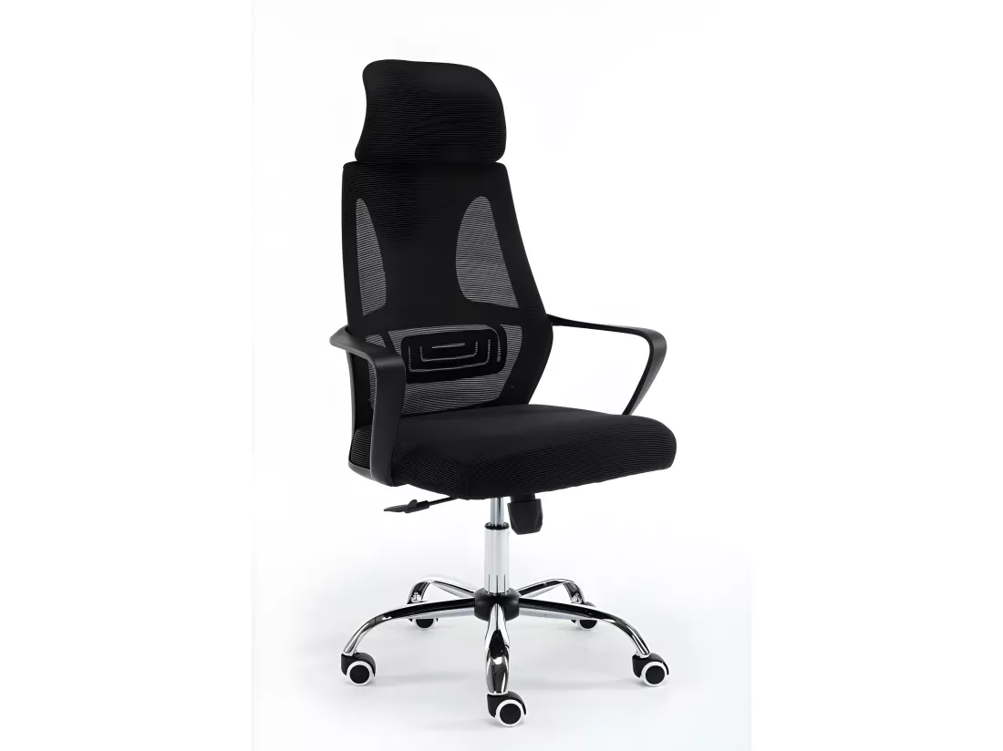 ELIASS - Fauteuil de bureau ergonomique - Hauteur ajustable - Avec accoudoirs - Chaise de bureau télétravail