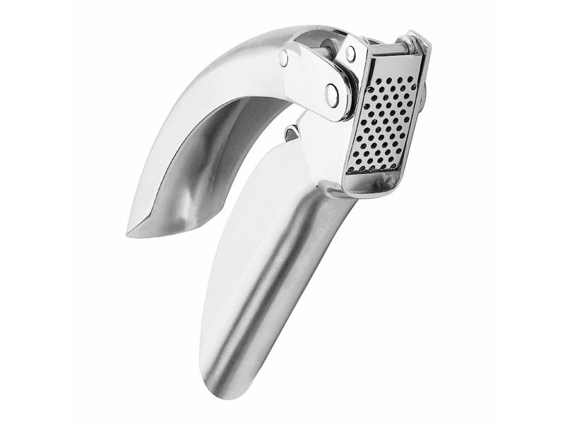 Kuhn Rikon Knoblauchpresse Silber Knoblauchpresse aus Edelstahl