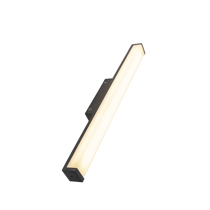 Moderne badkamer wandlamp zwart 62 cm IP44 - Cascada