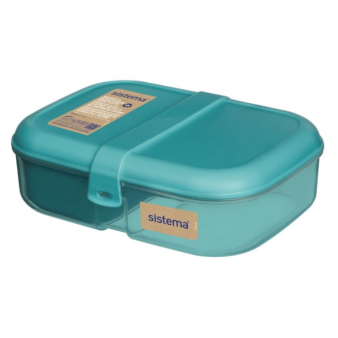 Lunchbox - Ribbon - blau/türkis - 1,1 Liter - 1 Stück