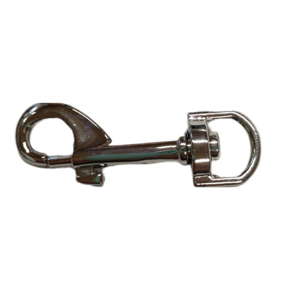 Mousqueton métal s. 65 mm . Pour chien