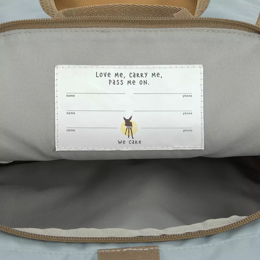 LÄSSIG Mini Rolltop Backpack, Nature olive
