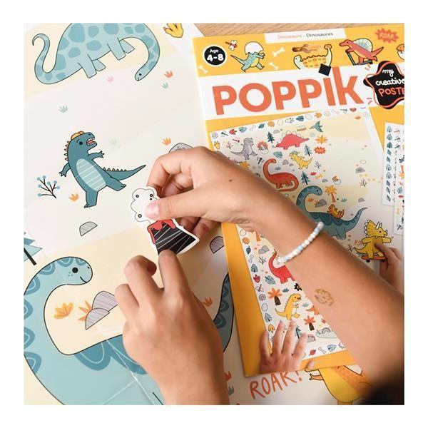 POPPIK Sticker Kreativ Poster Dinosaurier