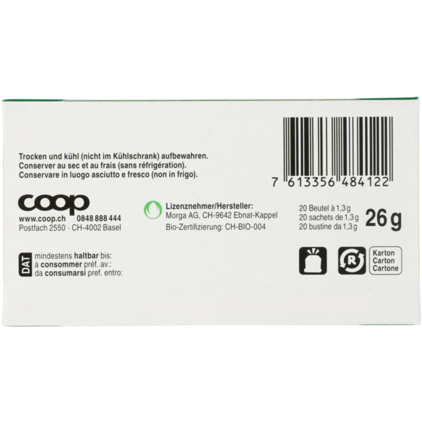 Naturaplan Bio Tee Rooibos 20 Beutel
